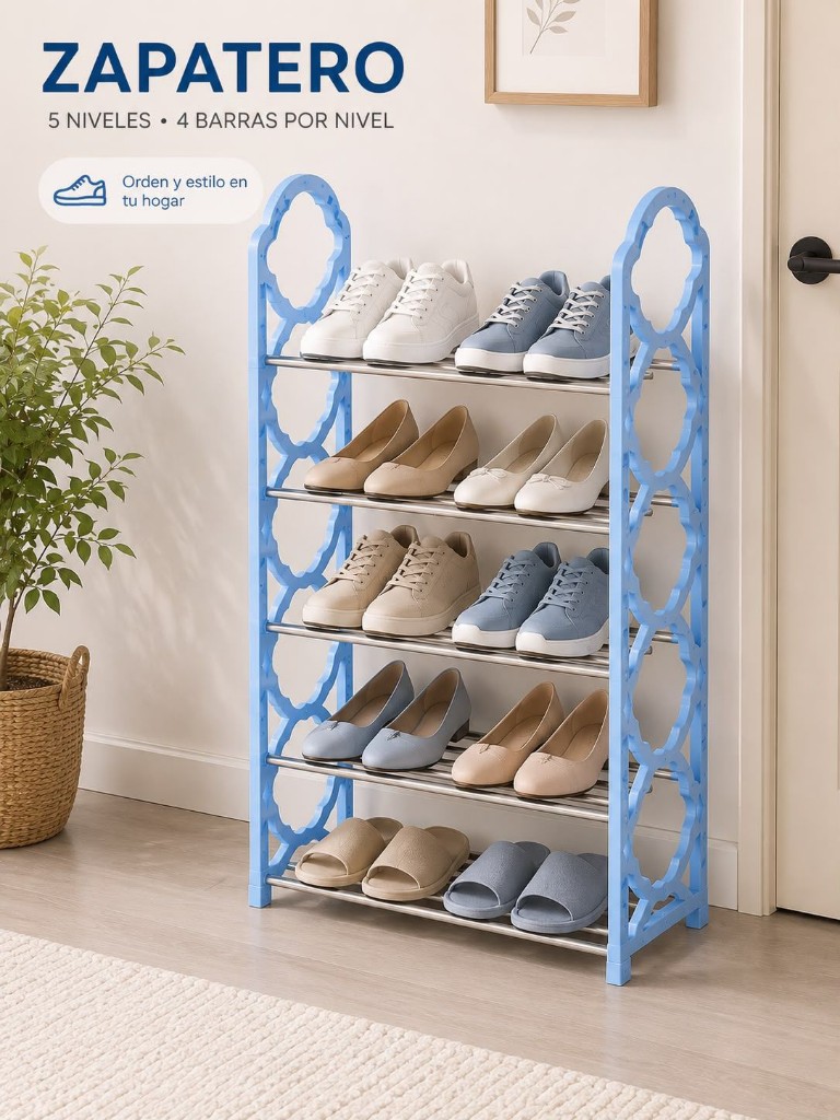 Organizador De Zapatos 5 Niveles