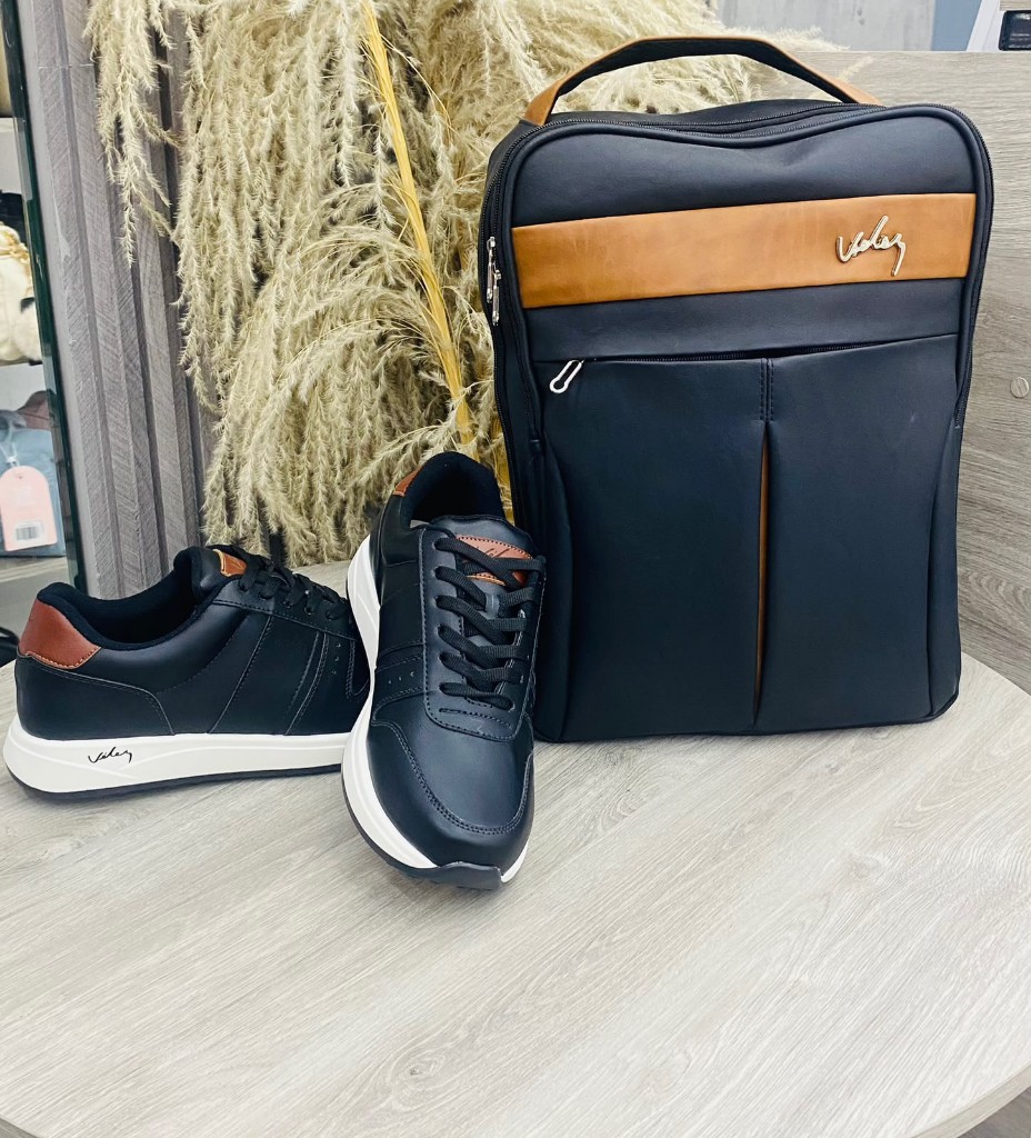 Combo Morral Caballero Zapatos