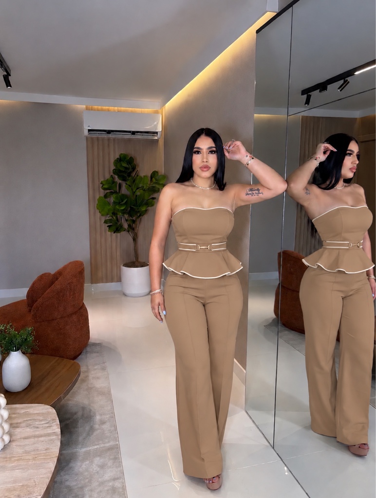 Jumpsuit peplum