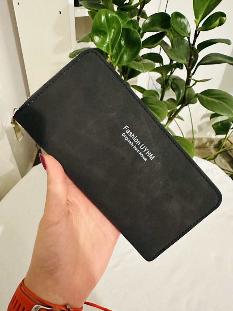 Billetera Nobuck negro