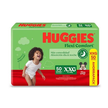 Pañal Huggies Flexi Comfort XXG