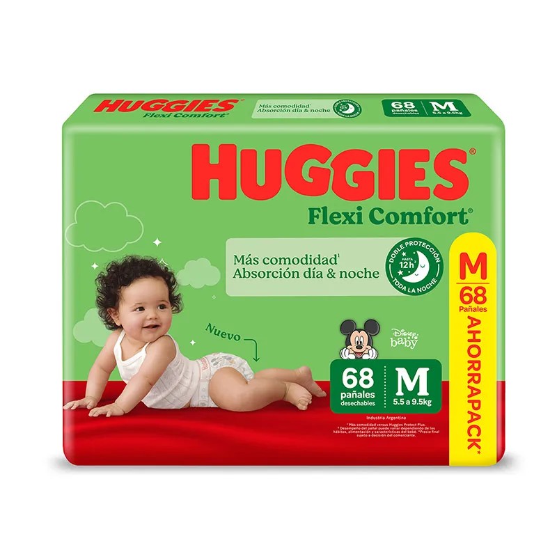 Pañal Huggies Flexi Comfort M