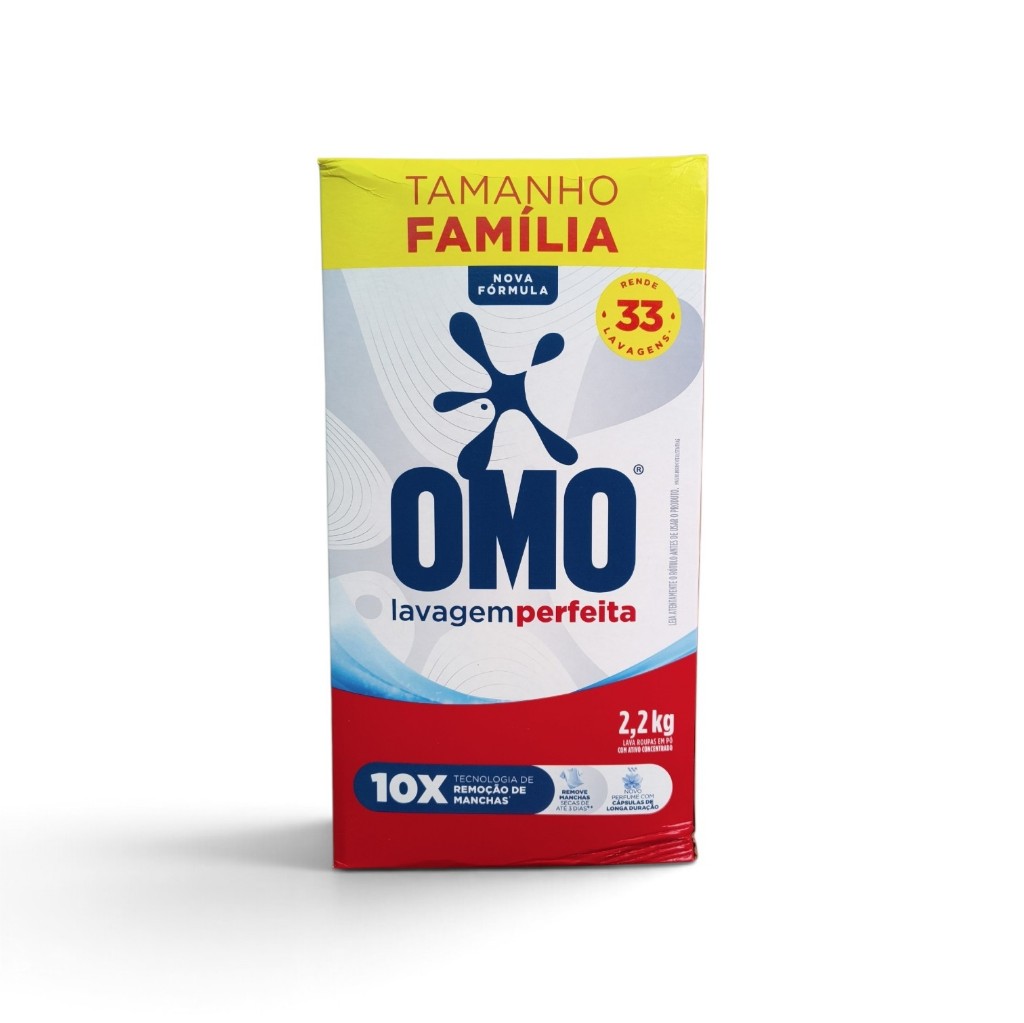 OMO 2,2kg Tamaño familiar jabón en polvo