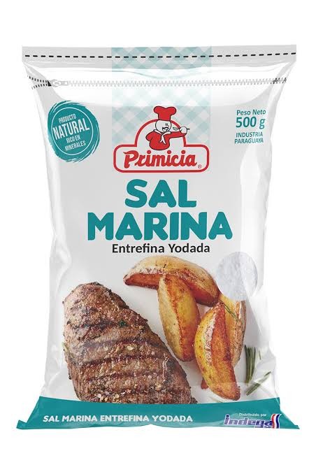 Sal Marina Entrefina Yodada 500g Primicia