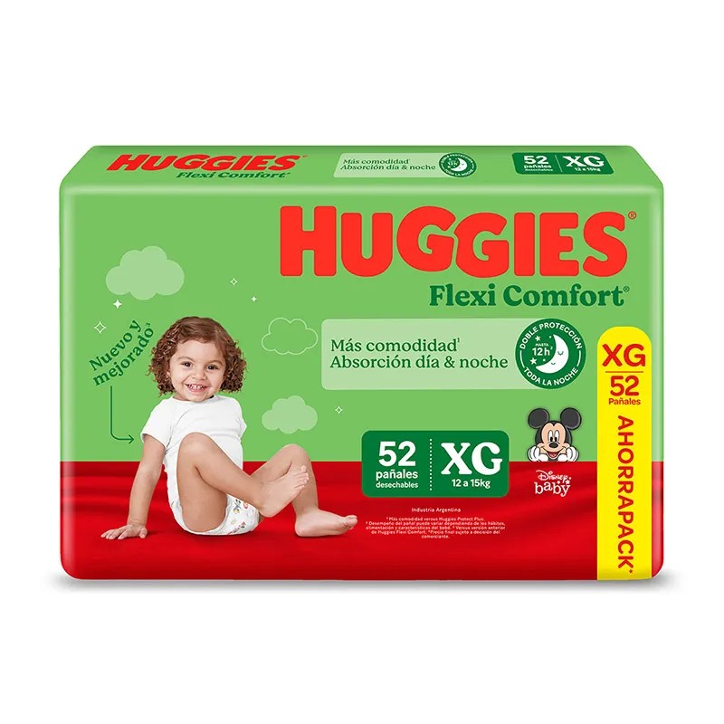 Pañal Huggies Flexi Comfort XG