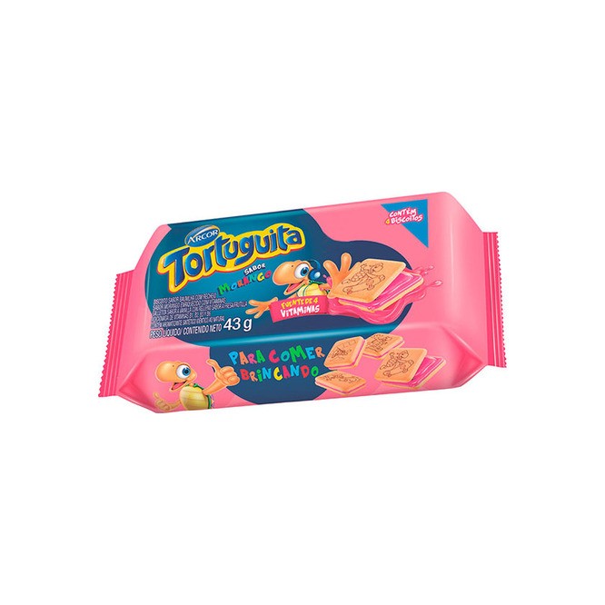 Galletitas Arcor Tortuguita frutilla 43g