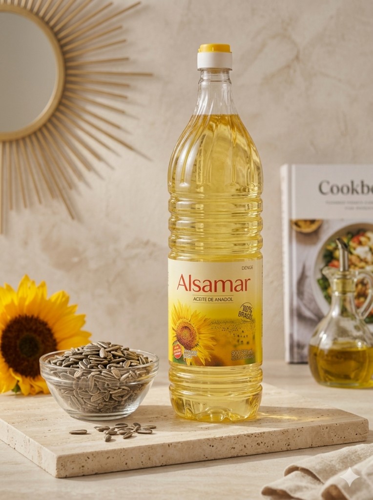 Aceite de girasol 900ml ALSAMAR