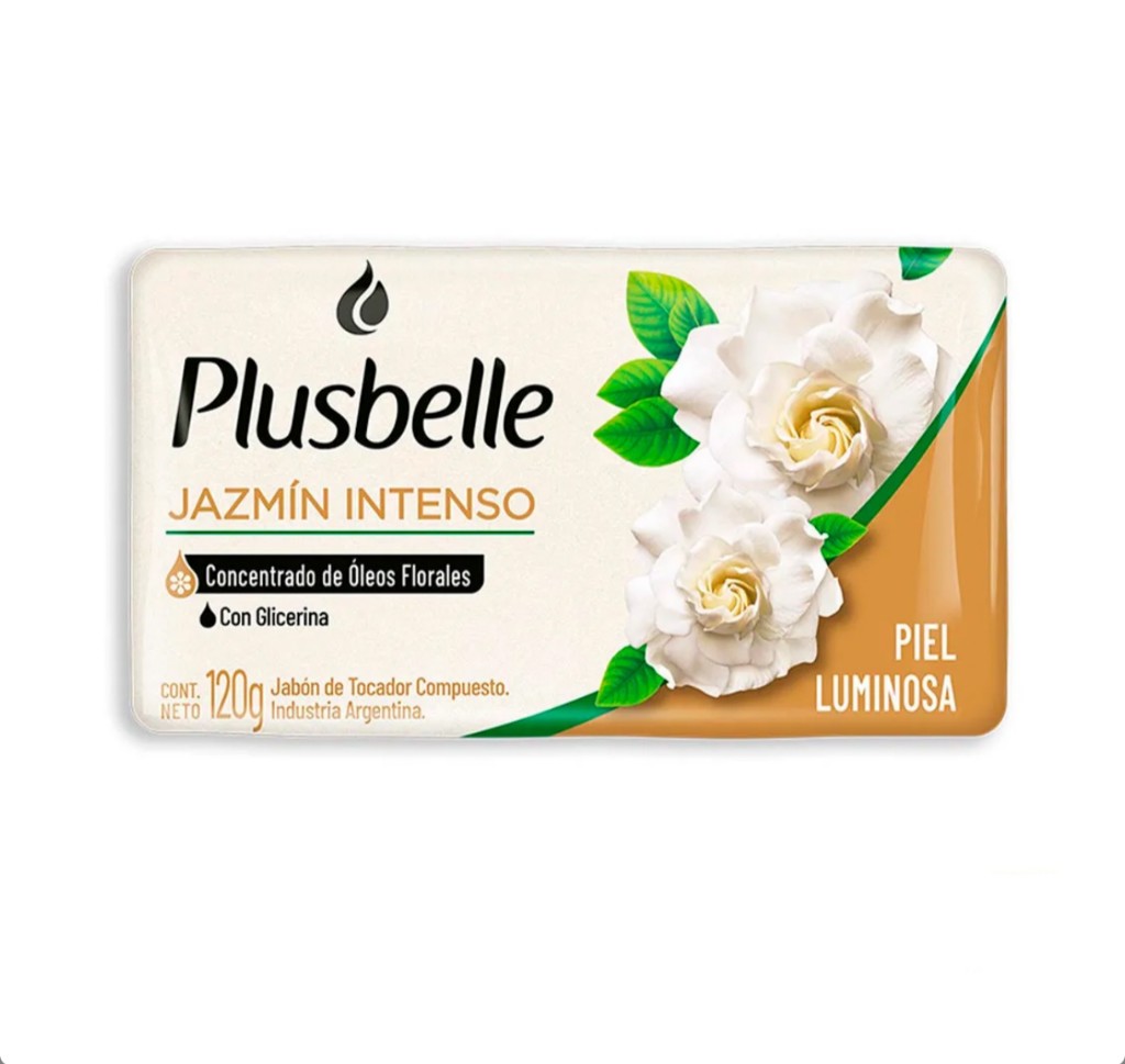 Jabón de tocador Plusbelle Jazmin Intenso 120g