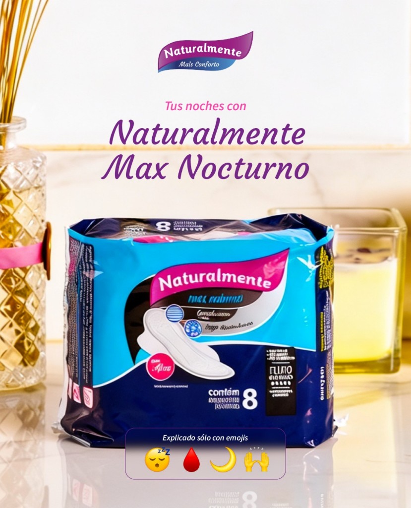 Toalla Femenina Protector Naturalmente Max Nocturno