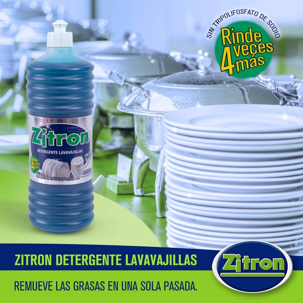 Detergente Zitron 950ml lavavajillas