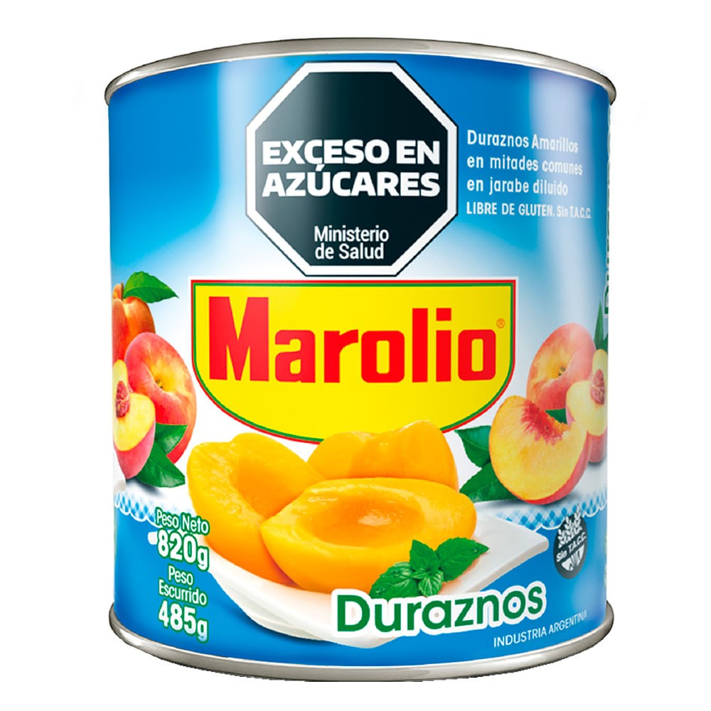 Marolio duraznos 820g
