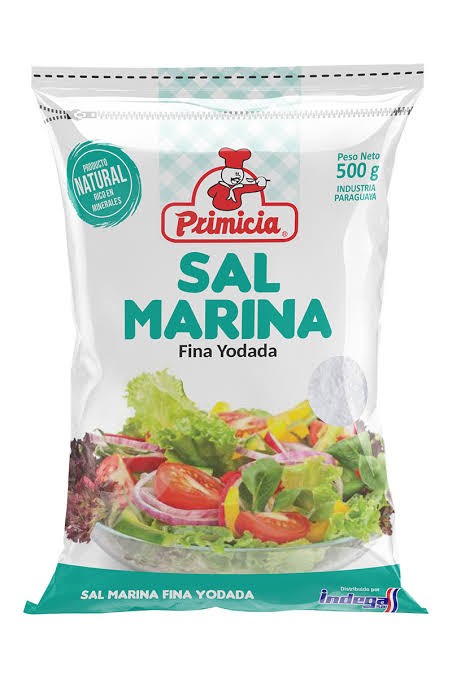 Sal Marina Fina Yodada Primicia 500g