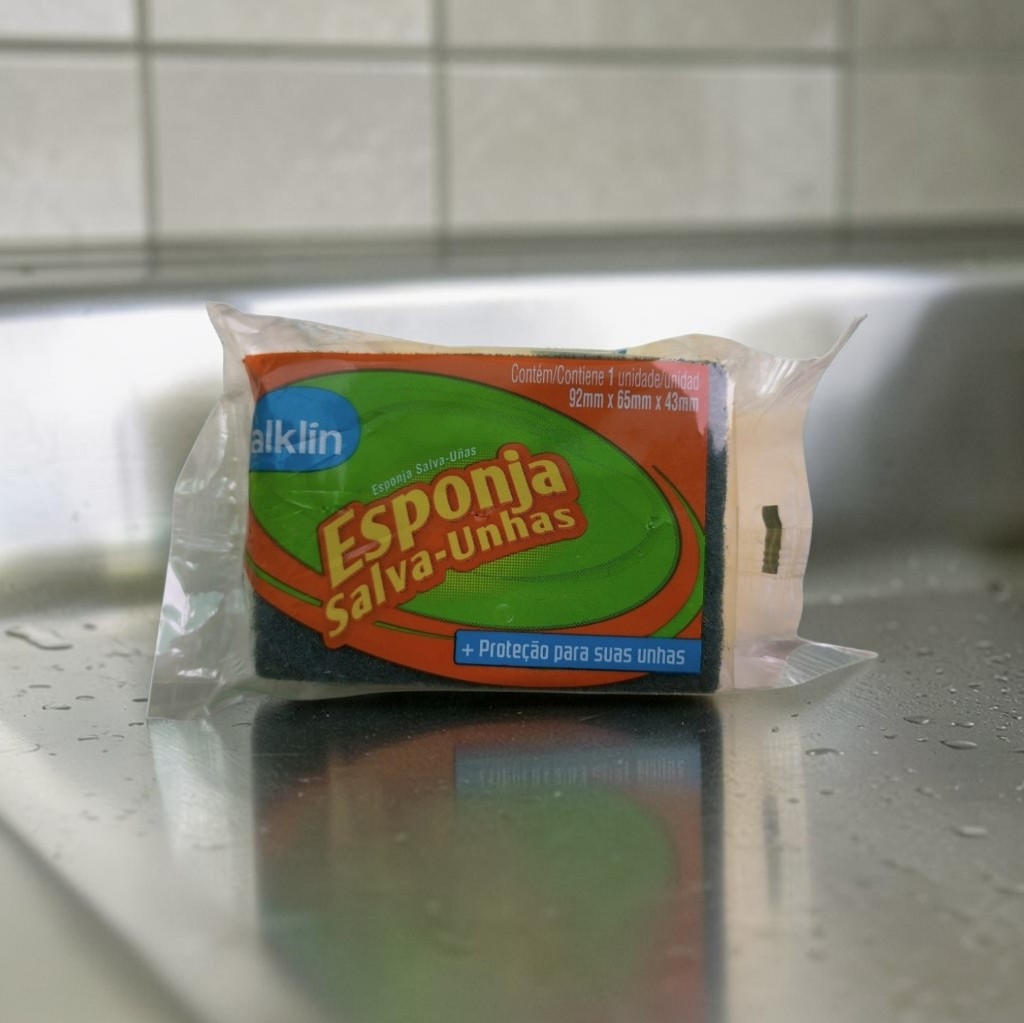 Esponja gruesa Alklin salva-uñas