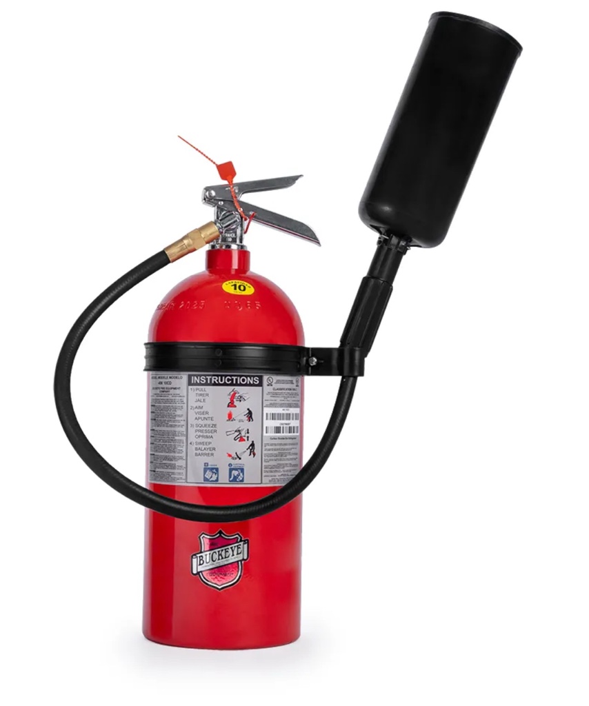 Extintor co2 10 lb BUCKEYE