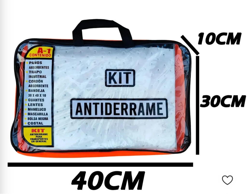 Kit antiderrame 30 x 40