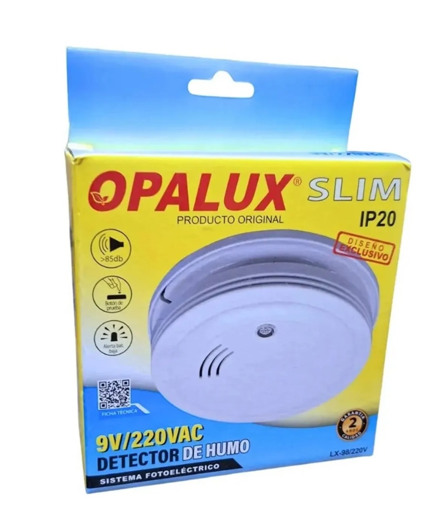 Opalux detector de humo blanco