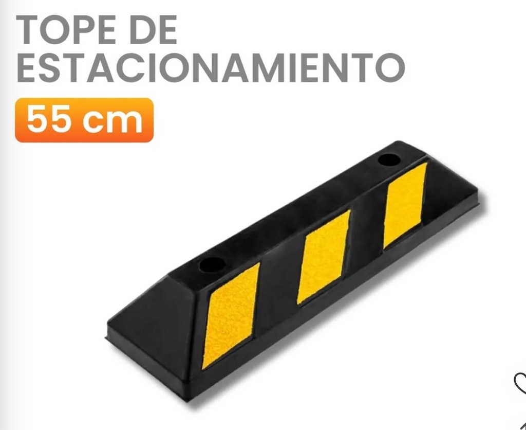 Tope de estacionamiento 55 cm