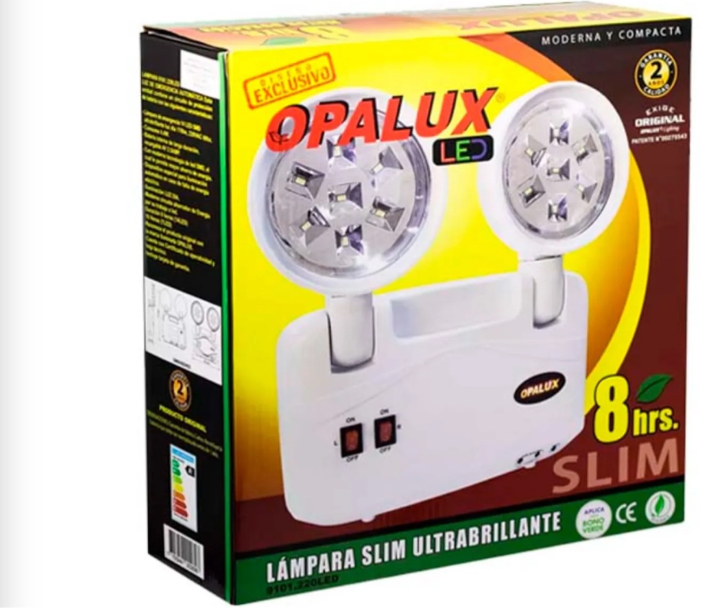 Luz de emergencia Opalux  LED