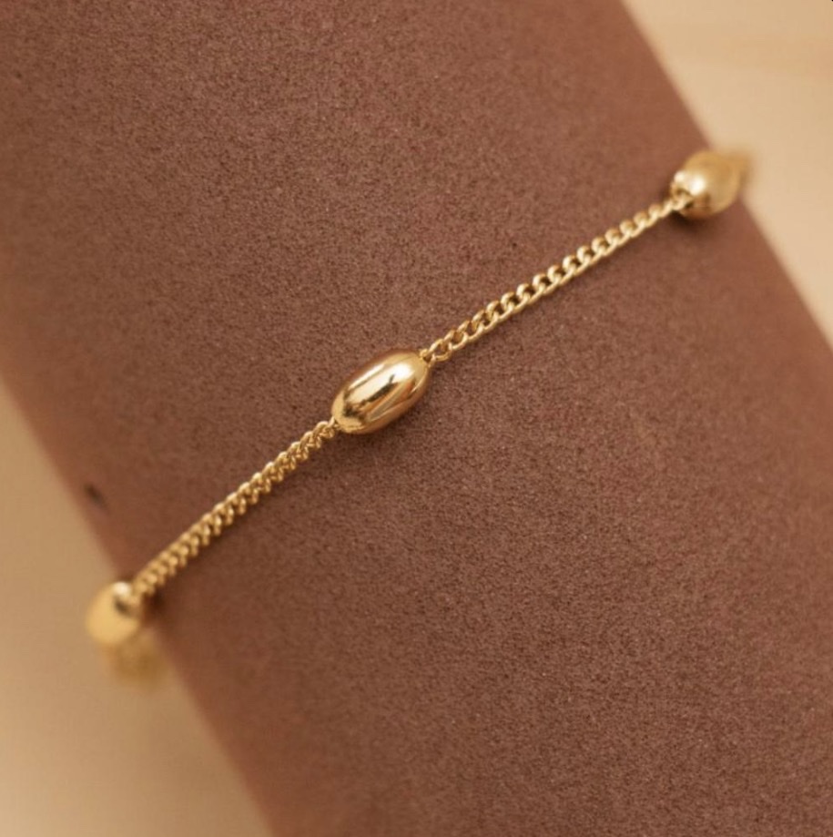 Pulseira detalhe ovais