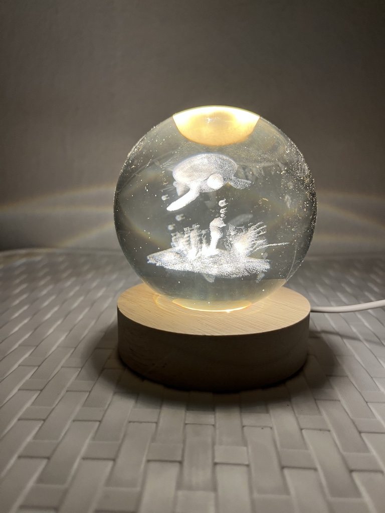 Esfera cristal 3D