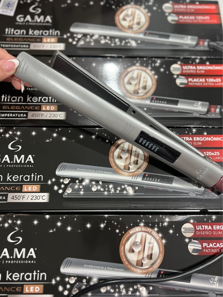Planchita Gamma titan keratin elegance led
