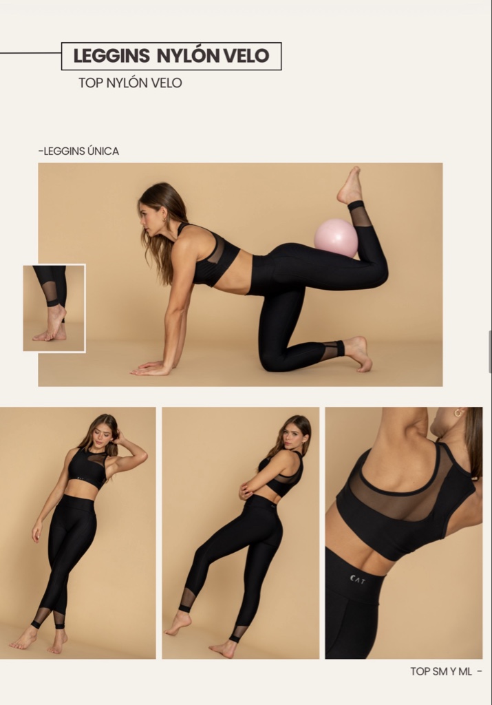 Leggins Nylon Velo Negro