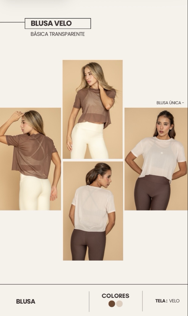 Blusa Velo ( Transparentes)