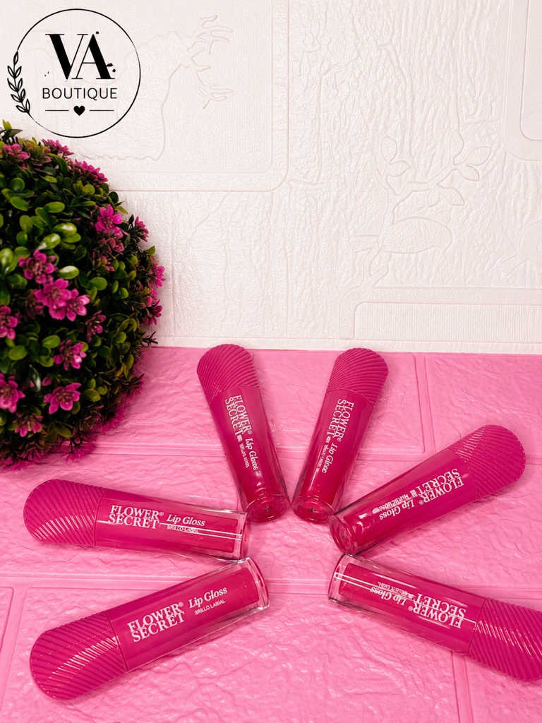 Flower Secret brillo labial con el excelente brillo