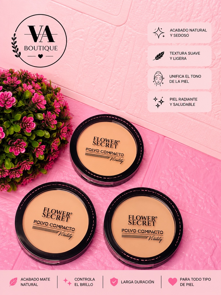 Flower Secret polvo compacto