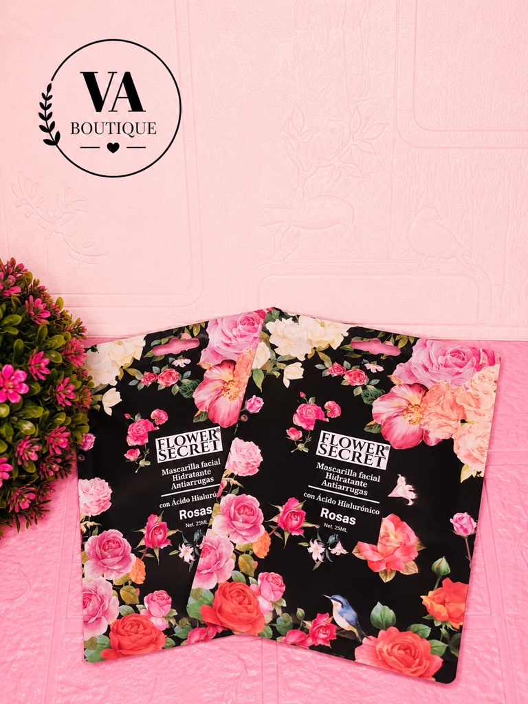 Flower Secret mascarilla facial hidratante antiarrugas