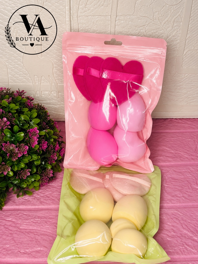 Esponjas maquillaje corazon