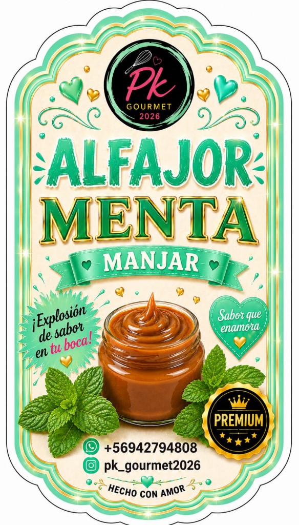 Pk Gourmet alfajor menta