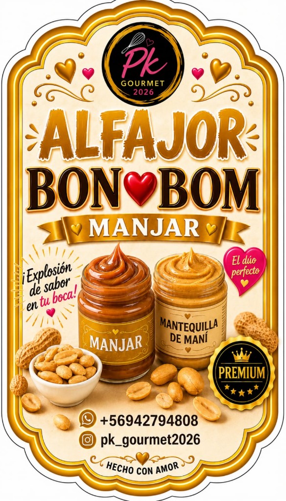 BonBom alfajor manjar