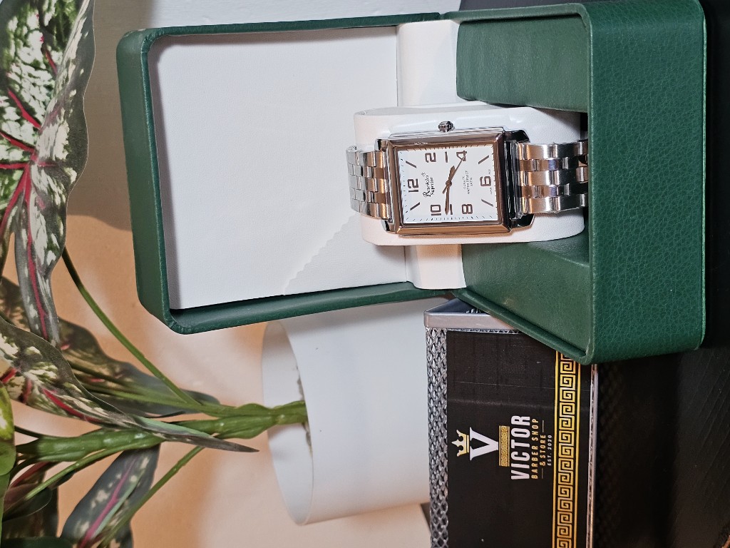 ⌚️Reloj Cuadrado Plateado