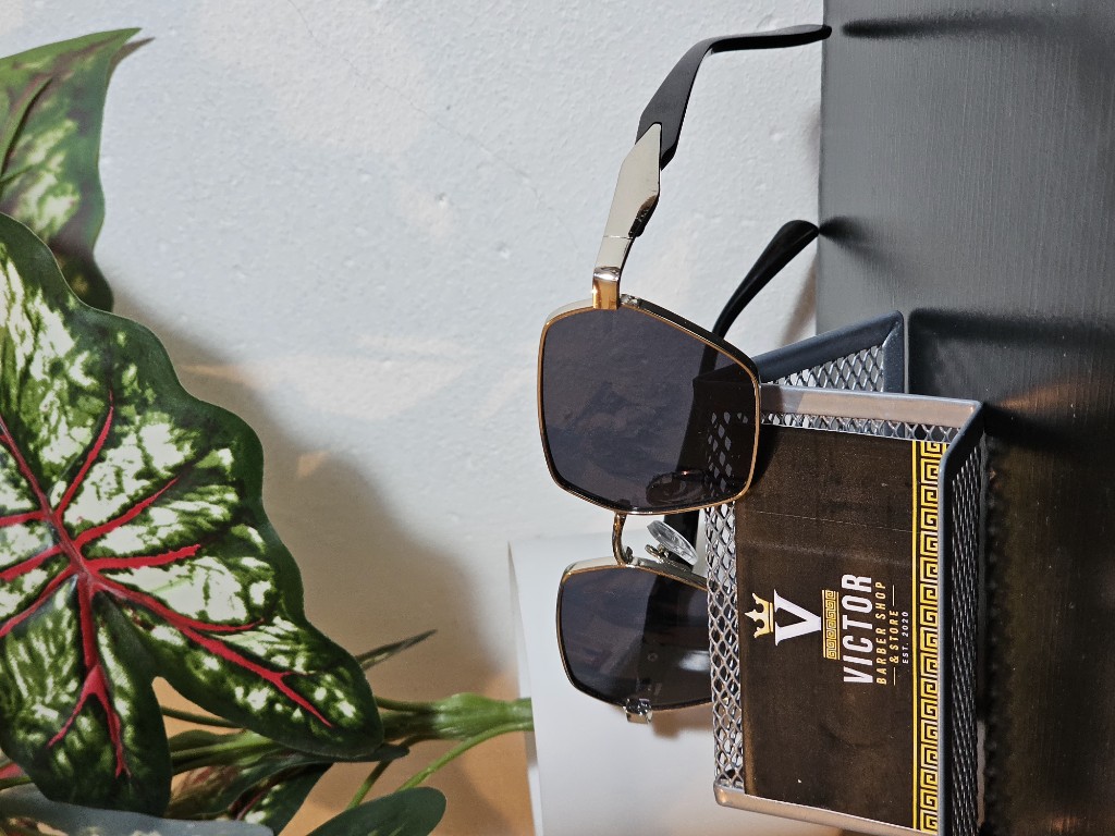 🕶Lentes Dorados Formales negros