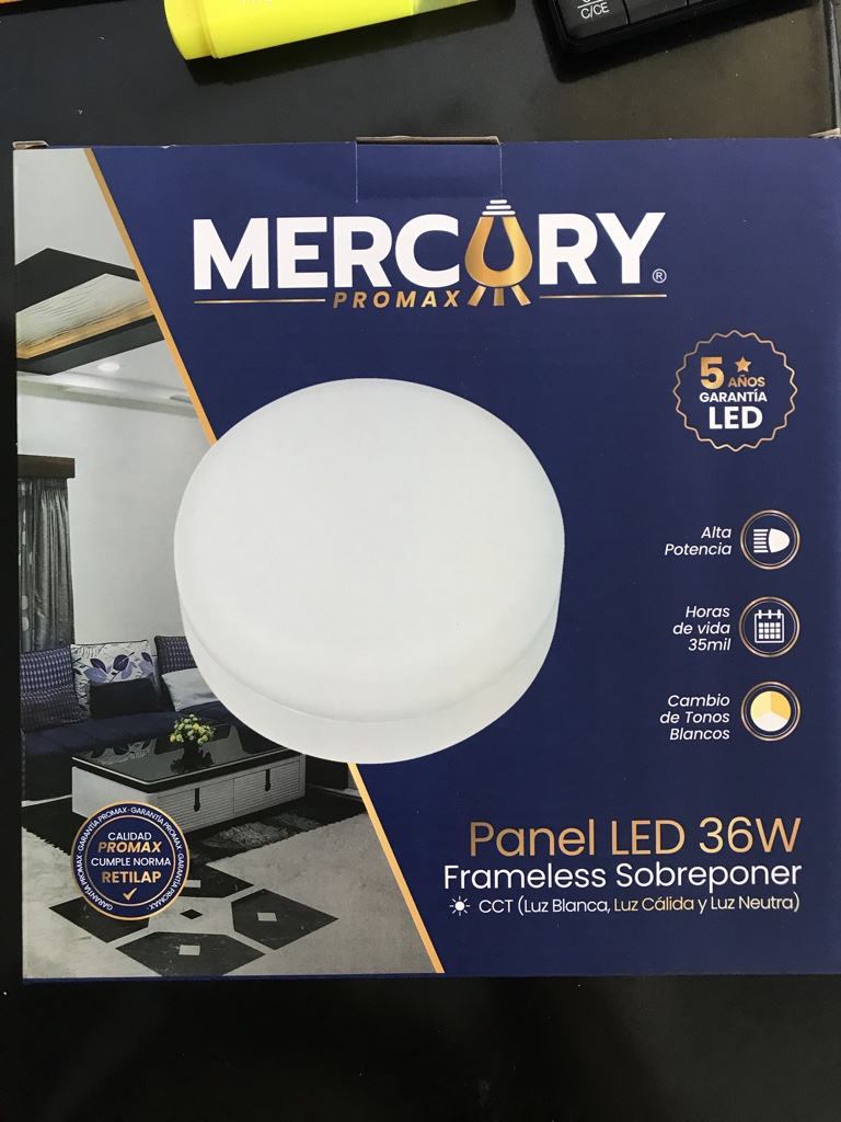 Mercury Promax panel LED 36W blanco