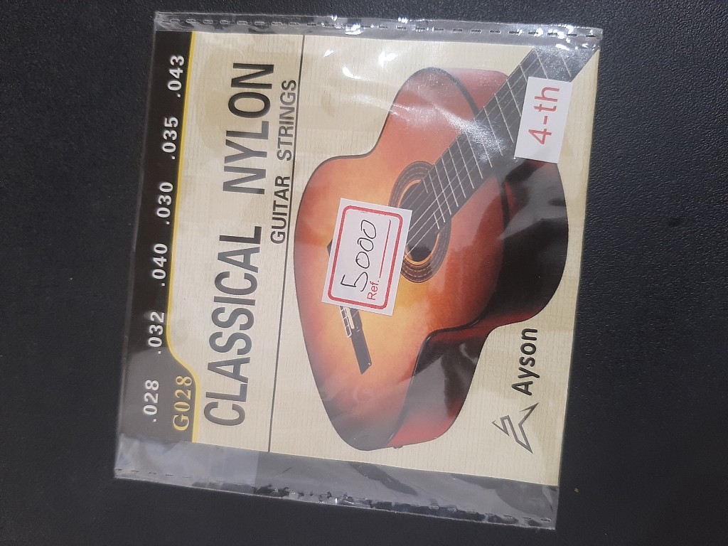 cuerdas guitarra número 4