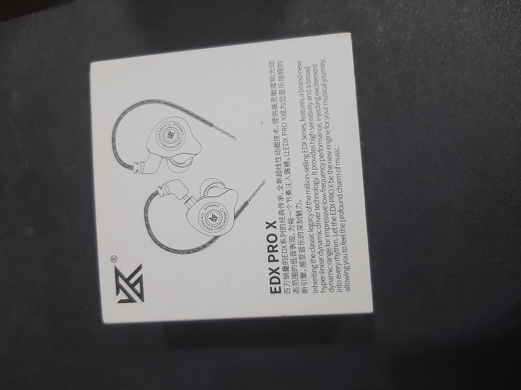 KZ EDX Pro X audifonos negros