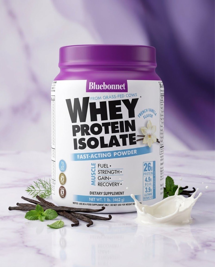 Bluebonnet Whey Protein Isolate vainilla
