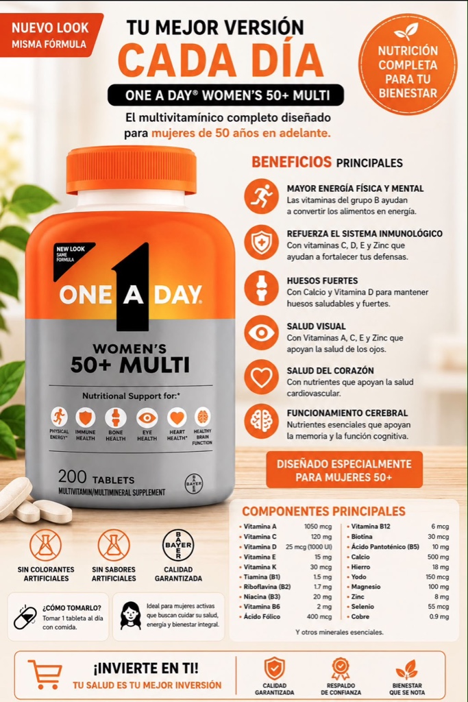 One A Day Women's 50+ Multi