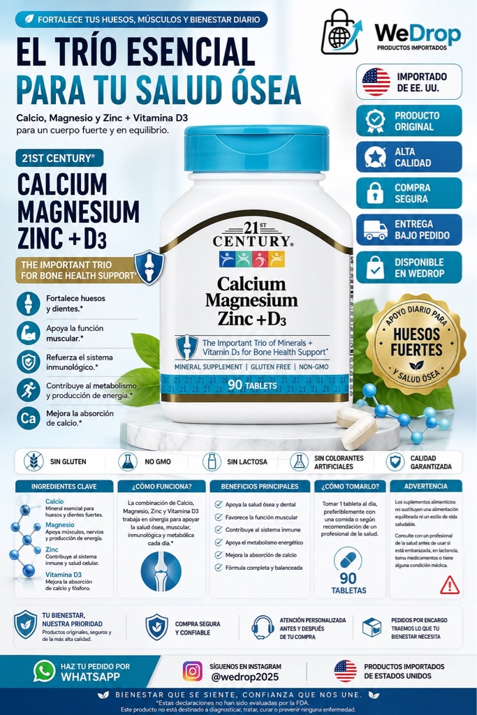 Calcium Magnesium Zinc +D3