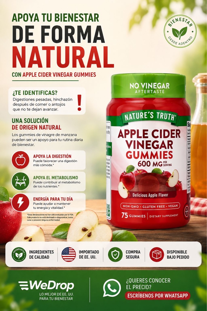 Nature's Truth Apple Cider Vinegar Gummies