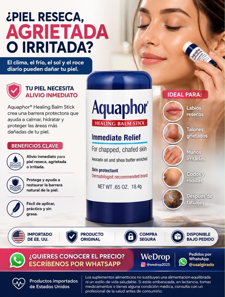 Balm stick para piel reseca
