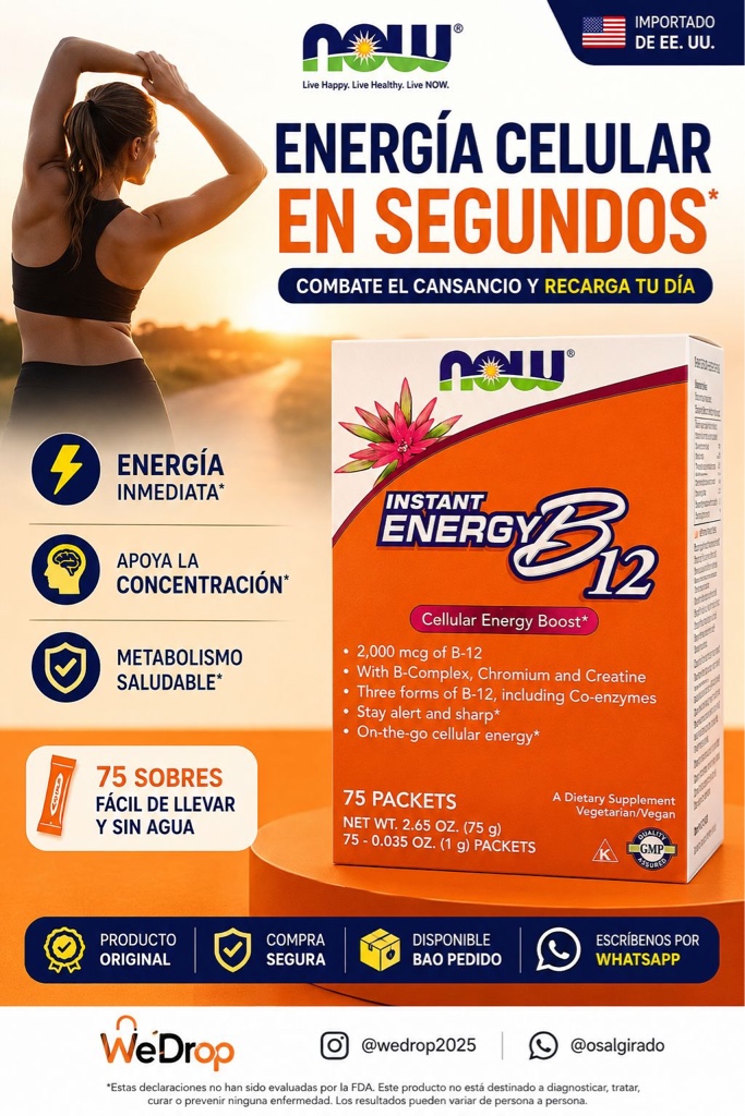 NOW B12 naranja 75 sobres