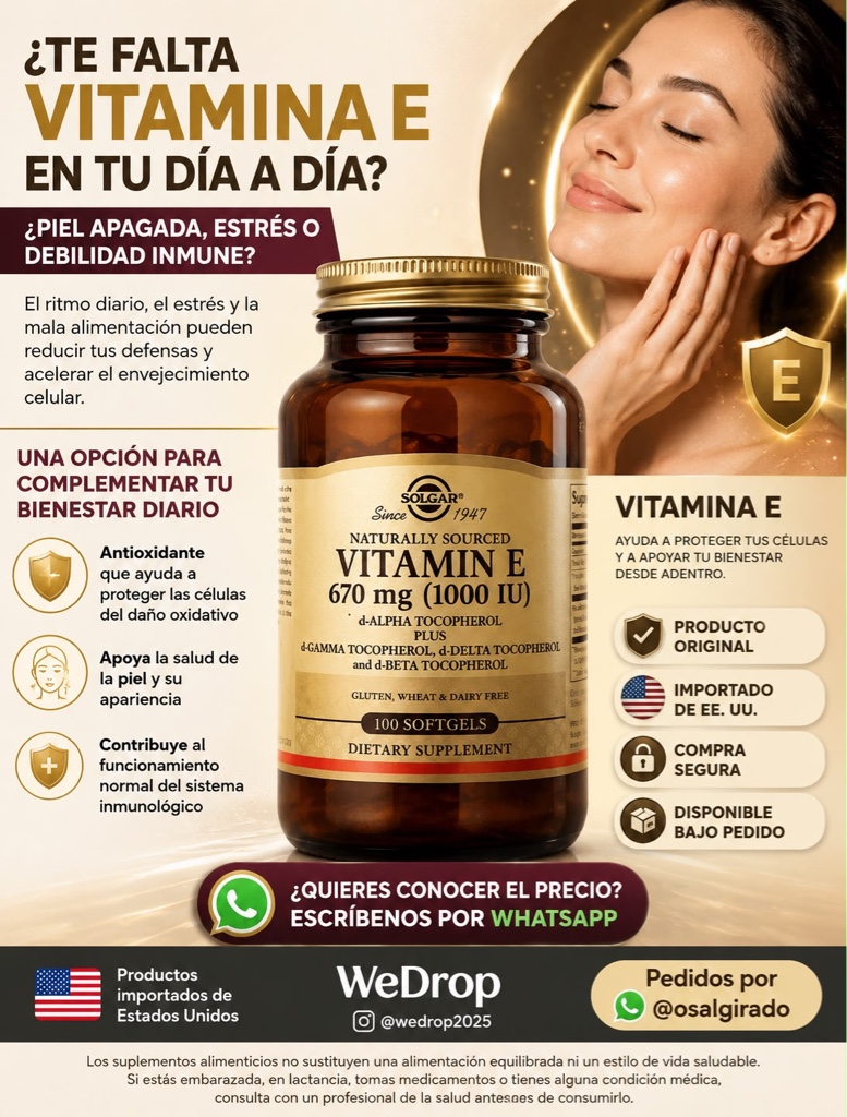 Solgar Vitamina E 1000 IU