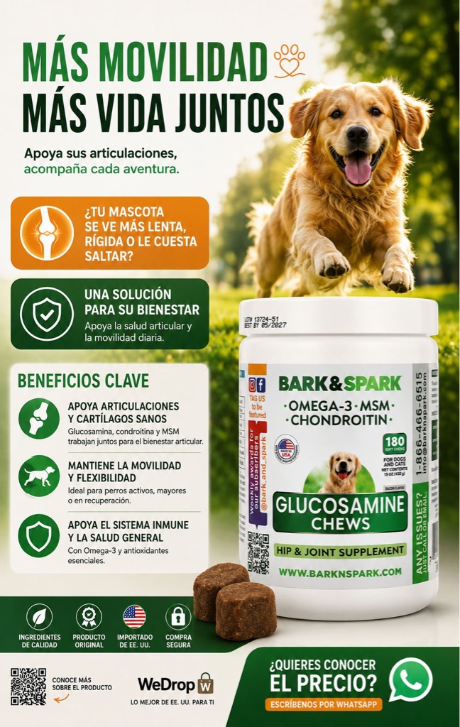 Bark&Spark Glucosamine Chews