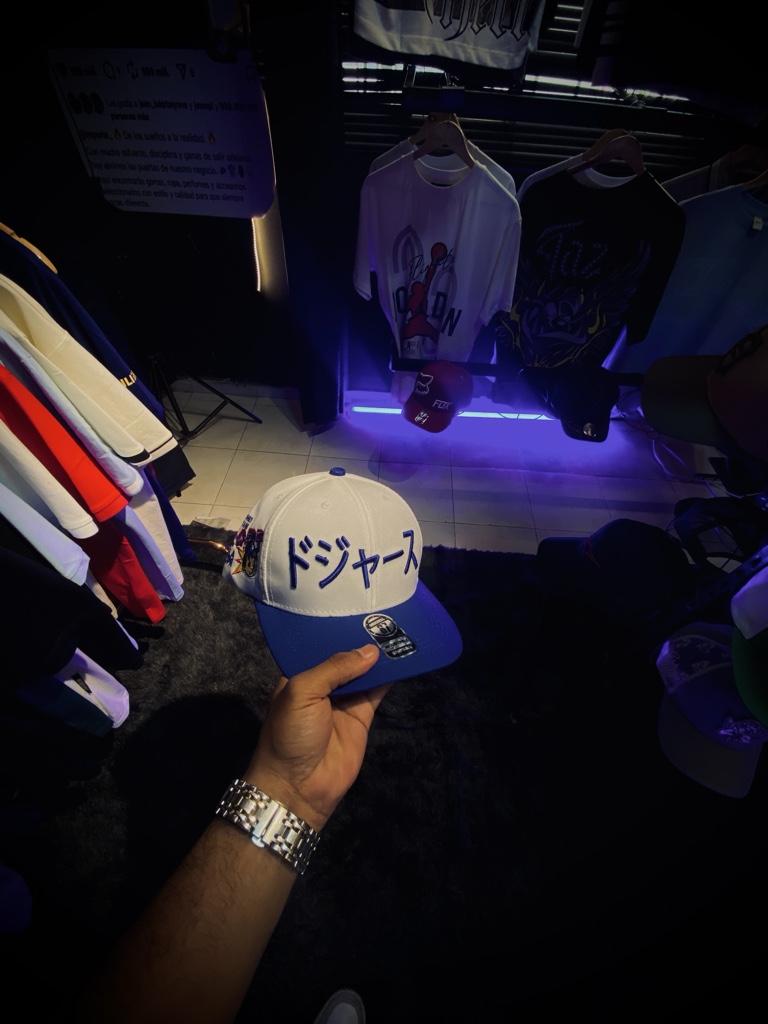Gorra blanca y azul Gorra Dodgers Japanese Edition