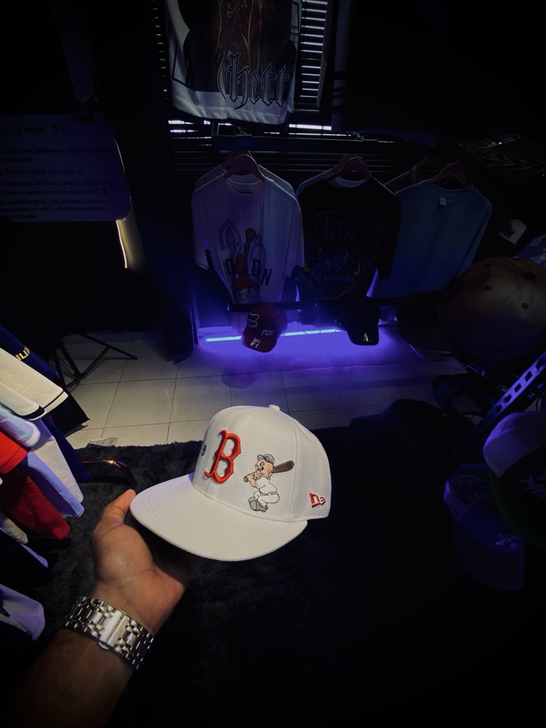 New Era gorra blanca plana