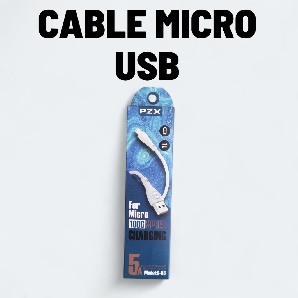Cable Micro USB PZX de 5A