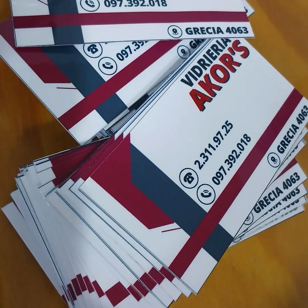 Tarjetas de presentación sencillas